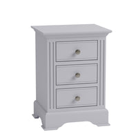 French Elegance 3 Drawer Bedside