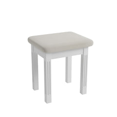 French Elegance Padded Bedroom Stool