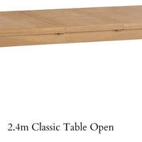 Oakhampton Oak Extending Table Various Sizes - The Rocking Chair