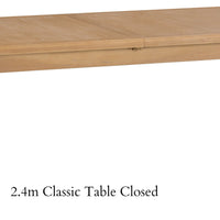 Oakhampton Oak Extending Table Various Sizes - The Rocking Chair