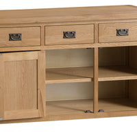 Oakhampton Oak 3 Door 3 Drawer Sideboard