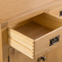Oakhampton Oak 3 Door 3 Drawer Sideboard