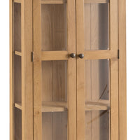 Oakhampton Oak Glazed Display Cabinet