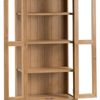 Oakhampton Oak Glazed Display Cabinet