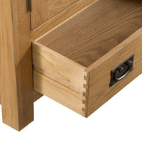 Oakhampton Oak Glazed Display Cabinet
