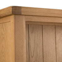 Oakhampton Oak Large Bookcase with Doors
