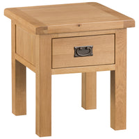 Oakhampton Oak Lamp Table with Drawer