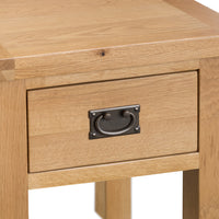Oakhampton Oak Lamp Table with Drawer