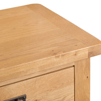 Oakhampton Oak 2 Drawer Console Table