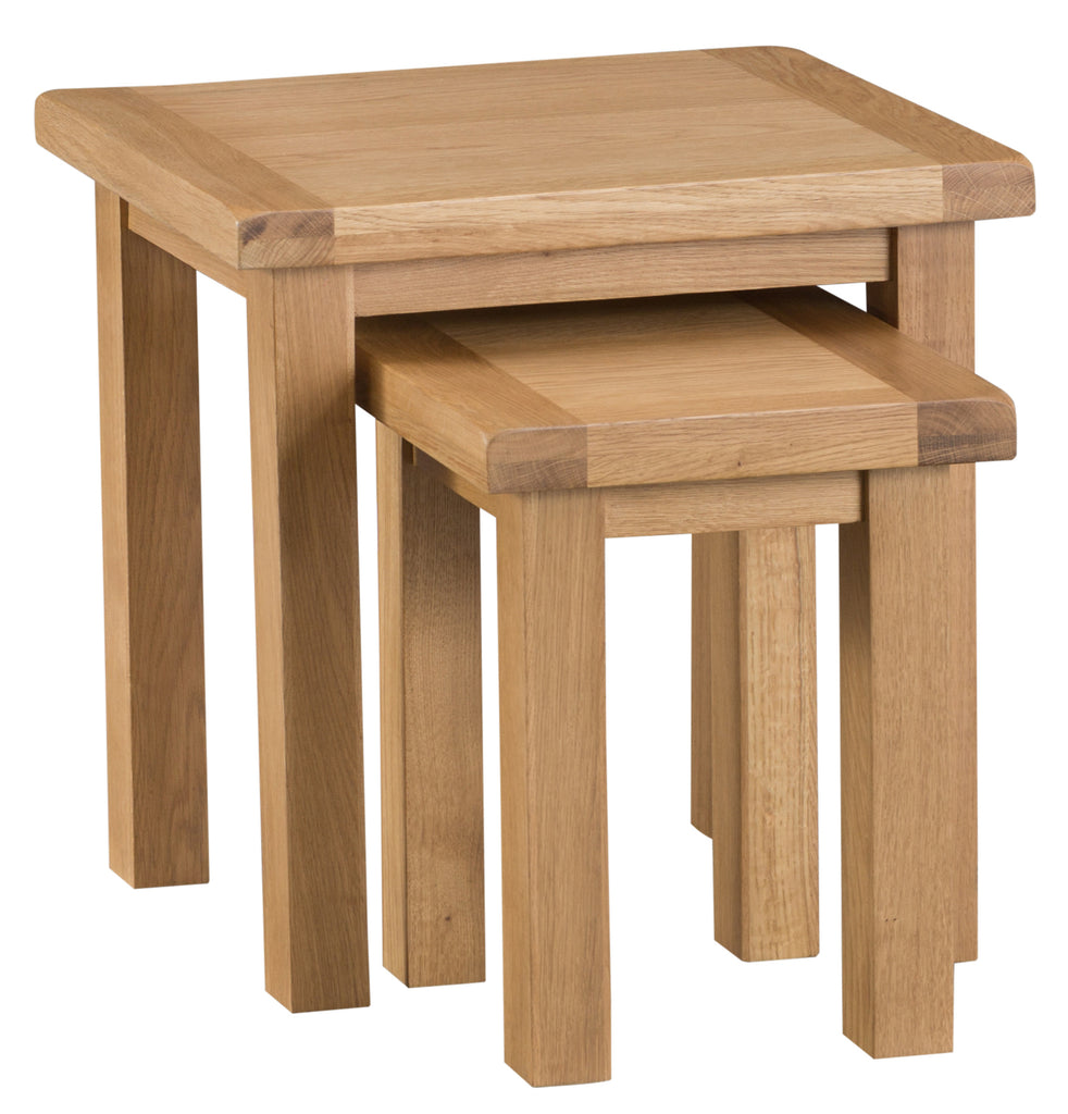 Oakhampton Oak Nest of 2 Tables