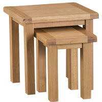 Oakhampton Oak Nest of 2 Tables