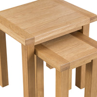 Oakhampton Oak Nest of 2 Tables