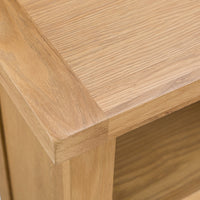 Oakhampton Oak Wide Low Bookcase