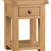 Oakhampton Oak 1 Drawer Side Table
