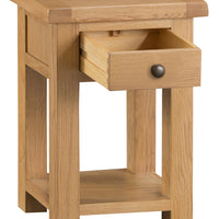 Oakhampton Oak 1 Drawer Side Table