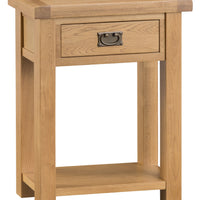 Oakhampton Oak Telephone Table with Drawer