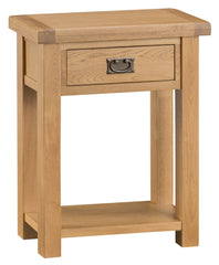 Oakhampton Oak Telephone Table with Drawer