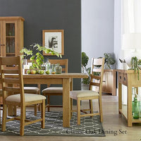 Oakhampton Oak Extending Table Various Sizes - The Rocking Chair