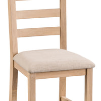 Oakhampton Oak Chairs Crossback & Ladderback