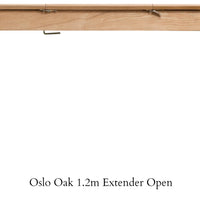 Oslo Oak Extending Dining Table Various Sizes