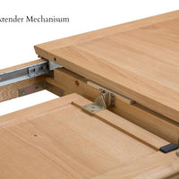 Oslo Oak Extending Dining Table Various Sizes