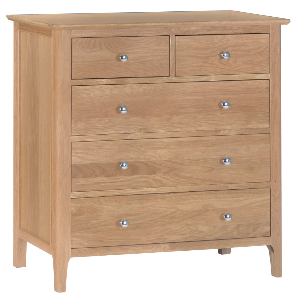 Oslo Oak 2 Over 3 Chest of Drawers