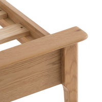 Oslo Oak Slatted Beds Single, Double, King Sized