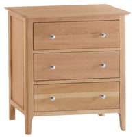 Oslo Oak 3 Drawer  Chest of Drawers