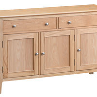 Oslo Oak 3 Door 3 Drawer Sideboard