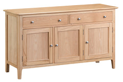 Oslo Oak 3 Door 3 Drawer Sideboard