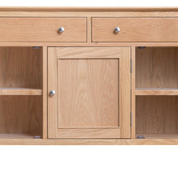 Oslo Oak 3 Door 3 Drawer Sideboard