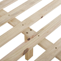 Oslo Oak Slatted Beds Single, Double, King Sized