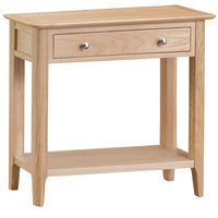 Oslo Oak Console Table with Drawer