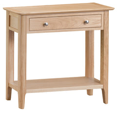 Oslo Oak Console Table with Drawer