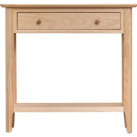 Oslo Oak Console Table with Drawer