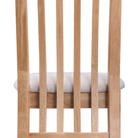 Oslo Oak Slat Back Chair