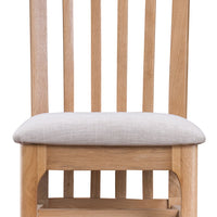 Oslo Oak Slat Back Chair