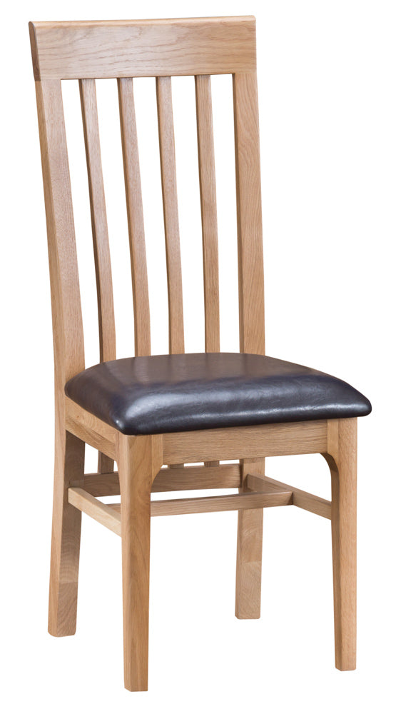 Oslo Oak Slat Back Chair
