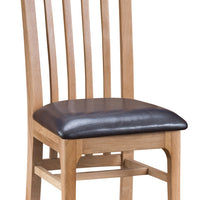 Oslo Oak Slat Back Chair