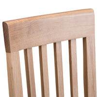Oslo Oak Slat Back Chair