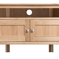 Oslo Oak 2 Door Corner TV Cabinet