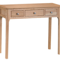 Oslo Oak 3 Drawer Dressing Table