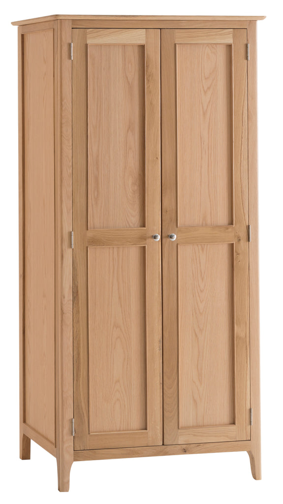 Oslo Oak 2 Door Wardrobe