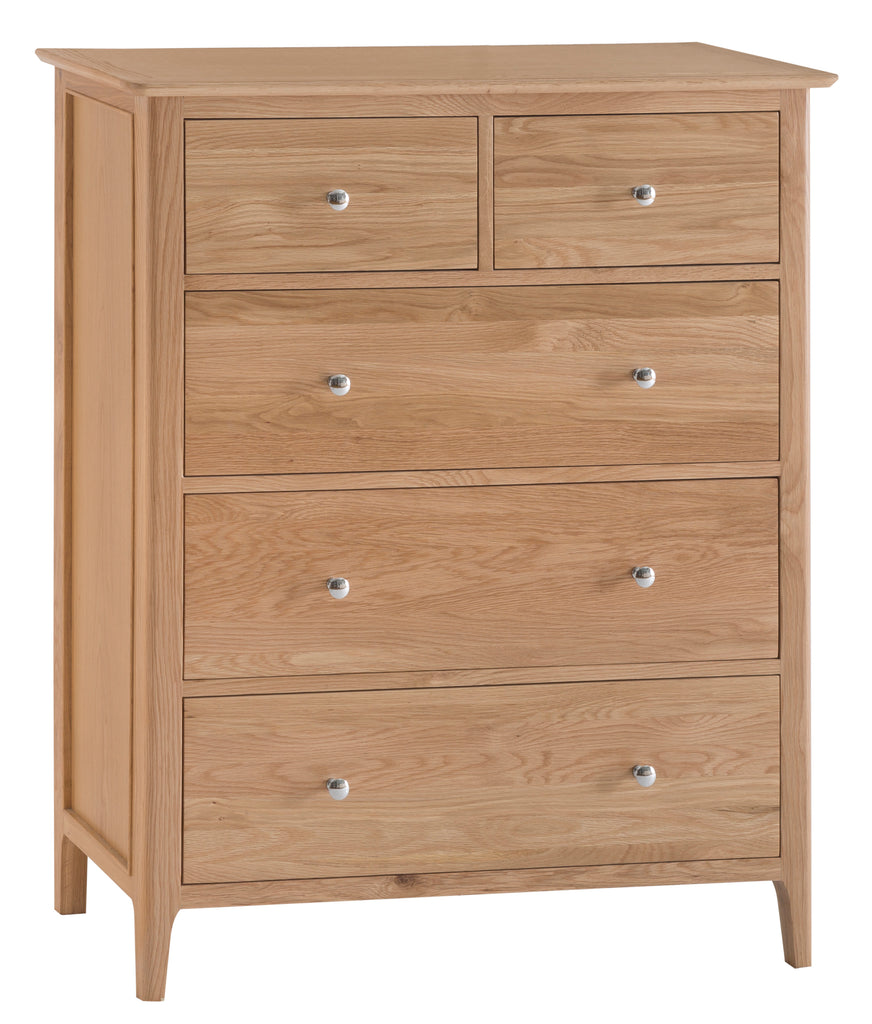 Oslo Oak Jumbo 2 Over 3 Chest of Drawers