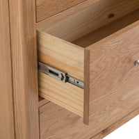 Oslo Oak Jumbo 2 Over 3 Chest of Drawers