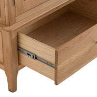 Oslo Oak 3 Door 2 Drawer Wardrobe