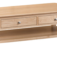 Oslo Oak Large Coffee Table with Drawers