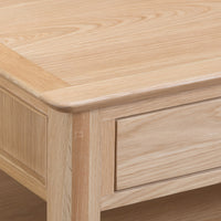 Oslo Oak Large Coffee Table with Drawers