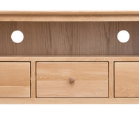 Oslo Oak Large 3 Drawer TV Cabinet