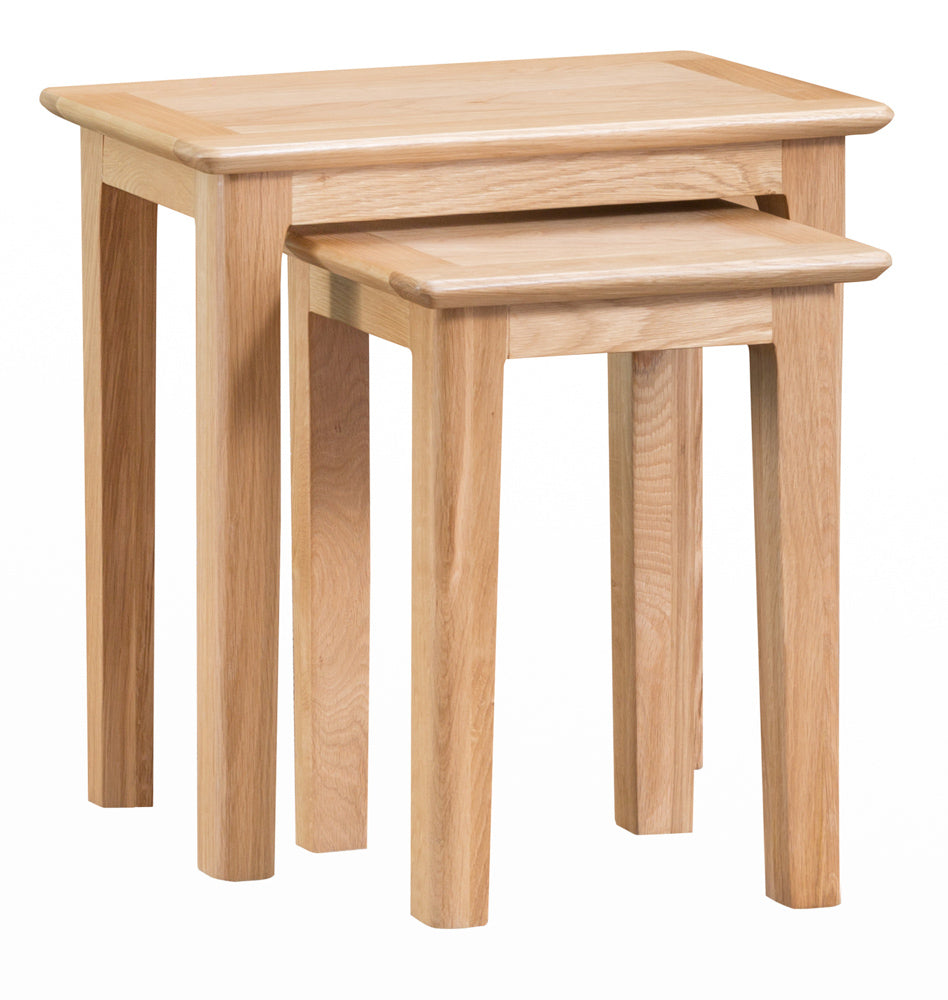 Oslo Oak Nest of 2 Tables